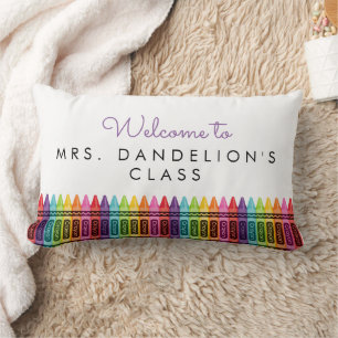 Colourful Dots Elementary School Teacher  Lumbar Cushion