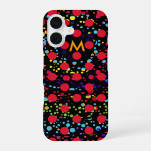 colourful dots iPhone 16 case