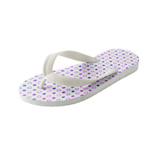 Colourful Dots Kid's Flip Flops