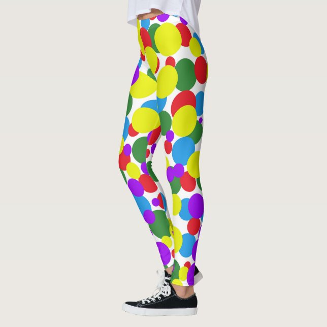 Colourful dots leggings (Left)