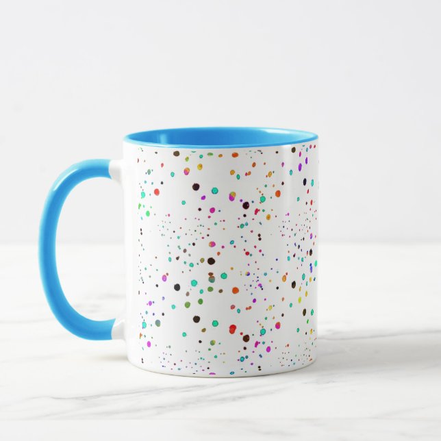 Colourful dots  mug (Left)