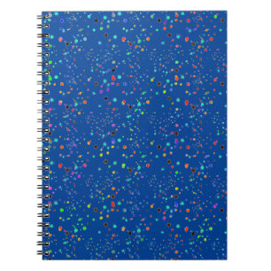 Colourful dots notebook