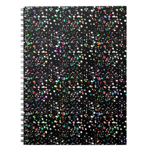 Colourful dots  notebook (Front)