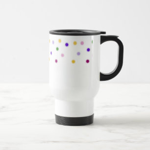 Colourful Dots Travel Mug