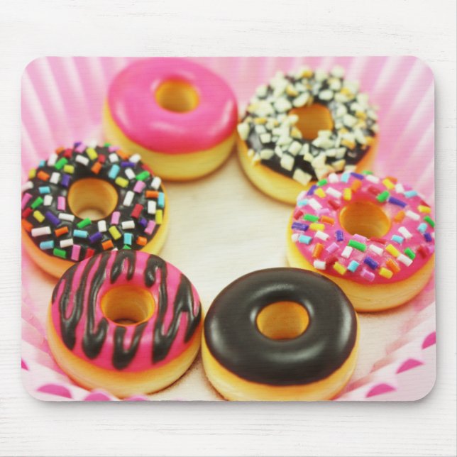 Colourful Doughnuts Mousepad (Front)