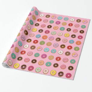 Colourful Doughnuts Wrapping Paper