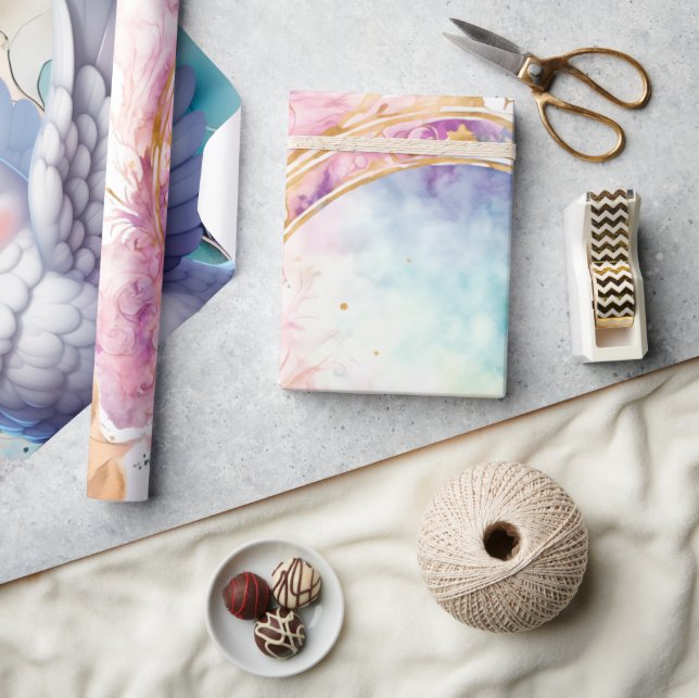 Colourful Dove Wrapping Paper (Crafts)
