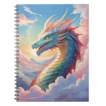 Colourful dragon in the sky