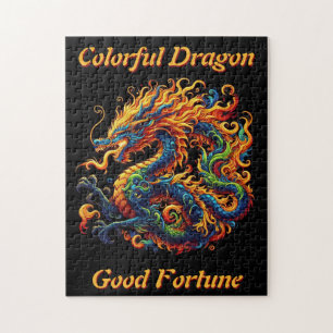 Colourful Dragon Jigsaw Puzzle