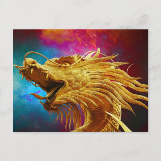 Colourful Dragon Postcard