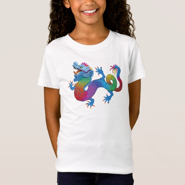 colourful dragon T-Shirt (Front)
