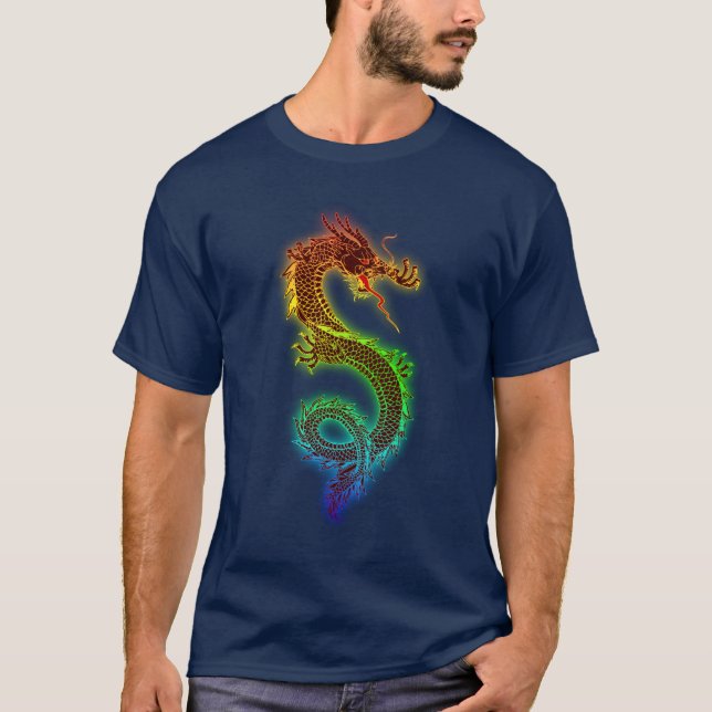 Colourful dragon T-Shirt (Front)