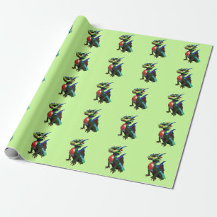 Colourful Dragon Wrapping Paper
