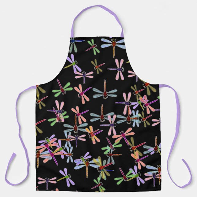 Colourful dragonflies apron (Front)
