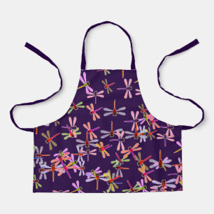 Colourful dragonflies apron