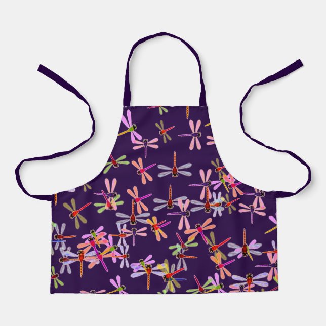 Colourful dragonflies apron (Front)