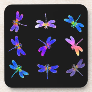 Colourful Dragonflies Coaster Set of 6