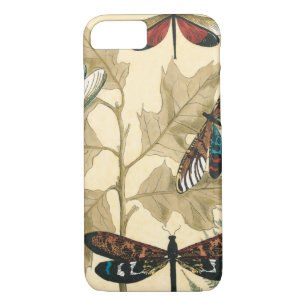 Colourful Dragonflies Floating Above Leaves iPhone 8/7 Case