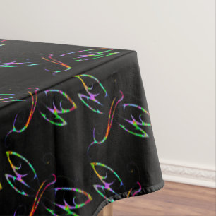 Colourful dragonflies tablecloth