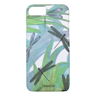 Colourful Dragonfly Abstract iPhone 7 Case