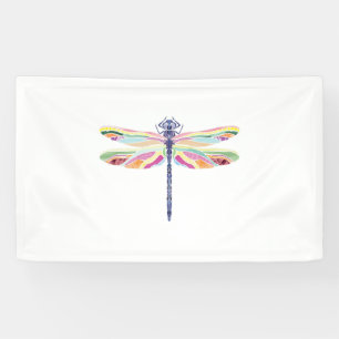 Colourful dragonfly  banner