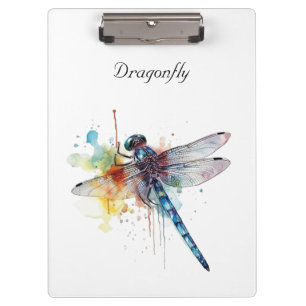 Colourful Dragonfly customisable Clipboard