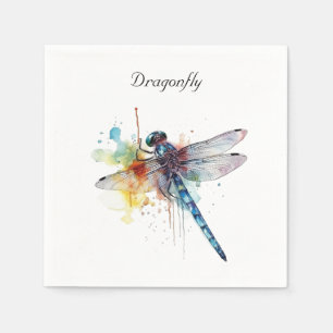 Colourful Dragonfly customisable Napkin