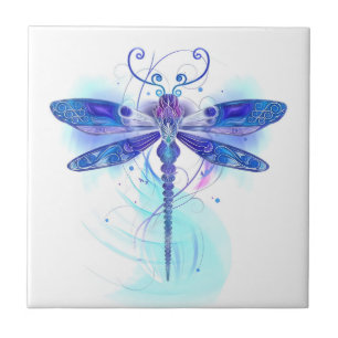Colourful dragonfly  tiles