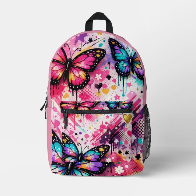 Colourful Dream butterfly backpack (Front)