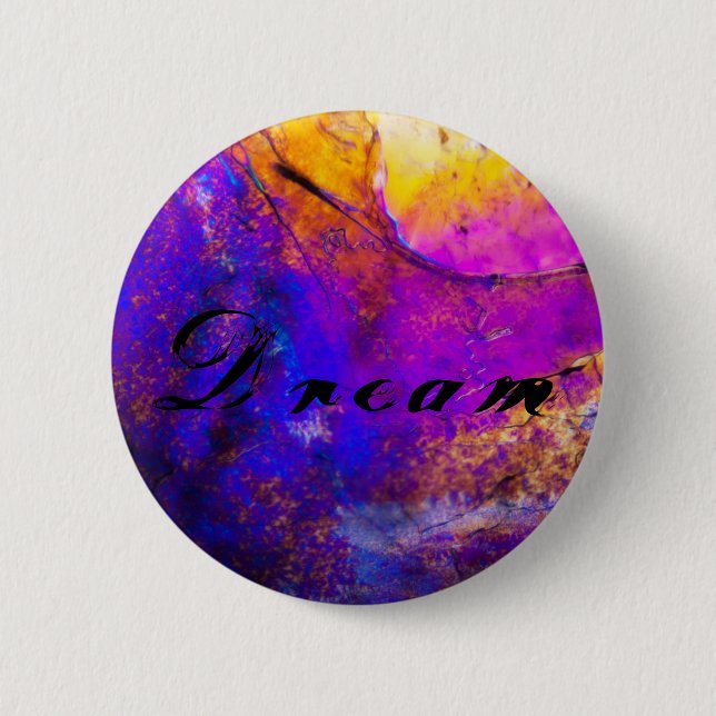 Colourful Dream Vibrant Button/Pin 6 Cm Round Badge (Front)