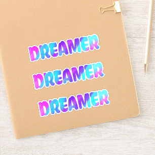 Colourful Dreamer Word Art
