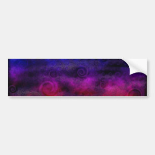 Colourful Dreamy Abstract Bumper Sticker