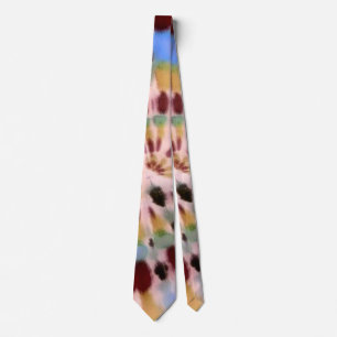 Colourful Dreamy Tie Dye Necktie