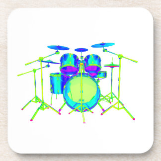 Colourful Drum Kit Coaster