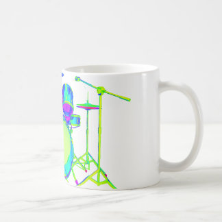 Colourful Drum Kit Coffee Mug