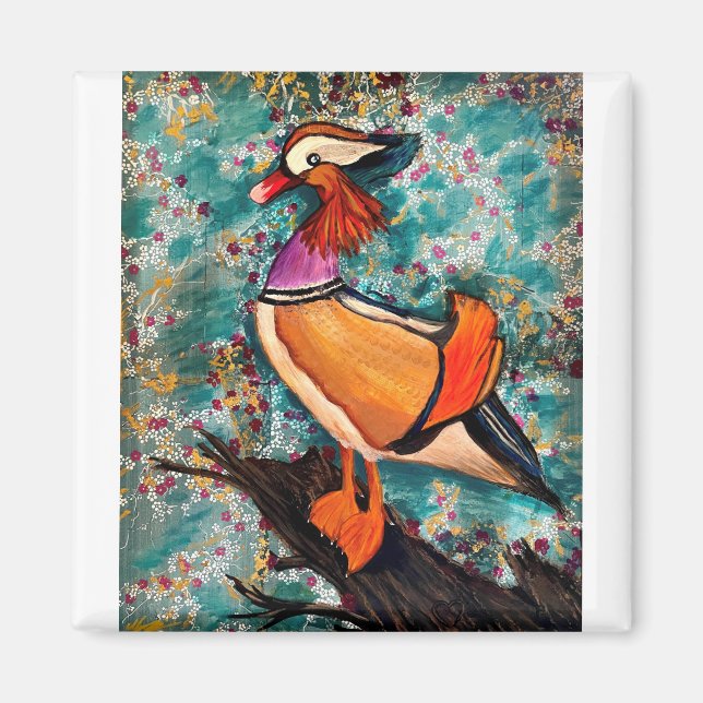 Colourful duck magnet (Front)