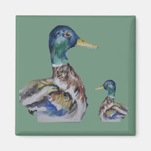Colourful duck magnet