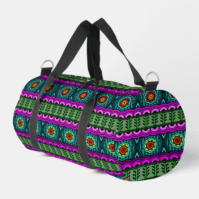 Colourful  duffle bag (Left Corner)