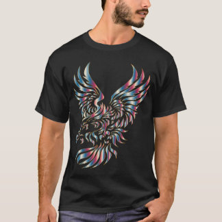Colourful Eaglehawk Bird Uniseyouth funny T-Shirt