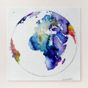 Colourful Earth Jigsaw Puzzle