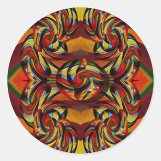 Colourful Earth Tones Stickers