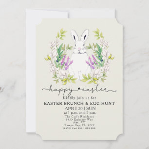 Colourful Easter Brunch & Egg Hunt Invitation