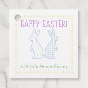 Colourful Easter Bunny Gift Tags