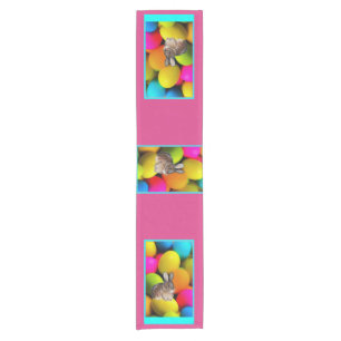 Colourful Easter Egg Bunny Tablerunner Short Table Runner