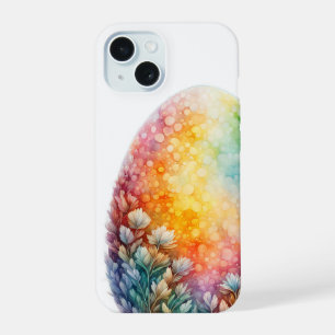 Colourful easter egg iPhone 15 case
