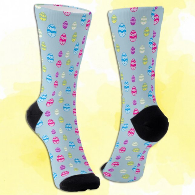 Colourful Easter Egg Pattern Socks (Creator Uploaded)