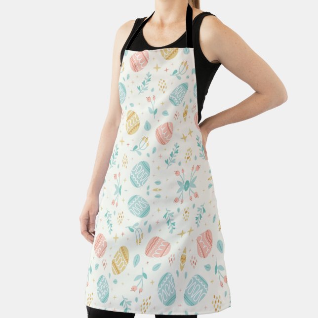 Colourful Easter Eggs  Apron (Insitu)