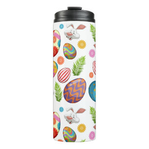 Colourful Easter Eggs Bunny Faces-23172 Thermal Tumbler