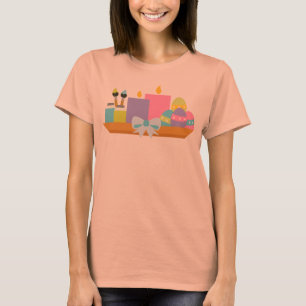 Colourful Easter Eggs & Candles T-Shirt