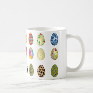 colourful easter eggs coffee mug